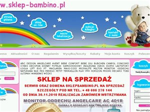 Sprzedam sklep internetowy - branża dziecięca