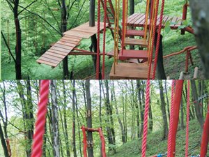 Park Linowy w Kazimierzu Dolnym.