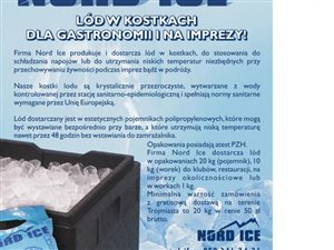 Firma produkująca lód w kostkach