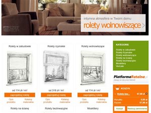 Sklep internetowy z roletami na wymiar