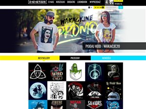 Sklep Internetowy z koszulkami, dochodowy