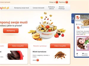 Działający sklep internetowy z mieszalnią musli 