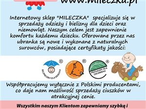 Sklep internetowy z odzieżą dziecięcą i niemowlęcą