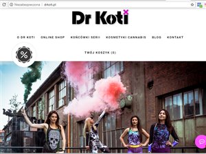 Sklep internetowy z towarem - odzież fitness i lifestyle dla kobiet