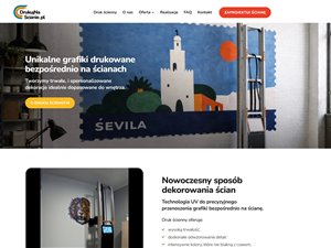Druk ścienny -  na sprzedaż gotowy biznes z maszyną, stroną www, SEO i szkoleniem