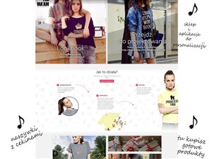 Strona internetowa do sprzedaży odzieży online oraz magazyn odzieży