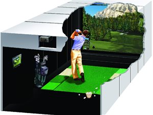 OFERTA DLA HOTELU, SPA, PUBU... SYMULATOR DO GRY W GOLFA (FULL SWING)