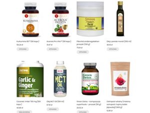Zdrowa żywność suplementy sklep dropshipping
